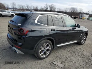2024 BMW X3 xDrive30i with VIN 5UX53DP07R9U41254, listed as a Copart auction lot 50654335 with 10,357 mi miles and Salvage Title. Bid and sale history available at DreamBid. Image 3.