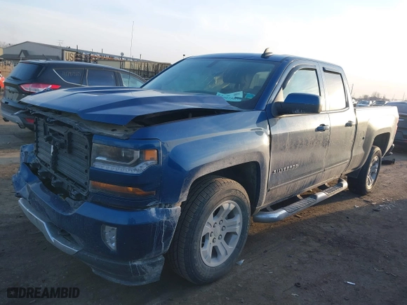 2017 Chevrolet Silverado 1500 LT with VIN 1GCVKREC7HZ349638, listed as a IAAI auction lot 41797563 with 136,915 mi miles. Bid and sale history available at carsss.com. Image 2.