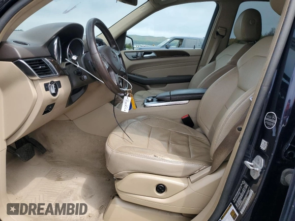 2015 Mercedes-Benz M 350 with VIN 4JGDA5HB2FA482504, listed as a Copart auction lot 62188575 with 233,700 mi miles and Salvage title. Bid and sale history available at DreamBid. Image 7.