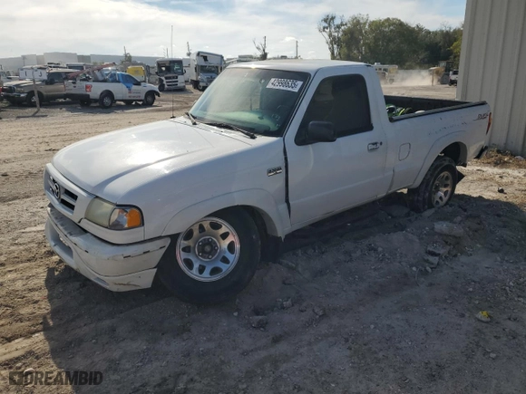 2002 Mazda B-Series 2WD Truck DS with VIN 4F4YR12U22TM00746, listed as a Copart auction lot 42998635 with 247,369 mi miles and Salvage Title. Bid and sale history available at carsss.com. Image 1.
