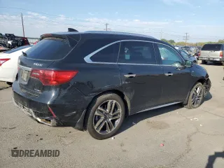 2017 Acura MDX Sport Hybrid w/Advance Pkg with VIN 5FRYD7H75HB001013, listed as a Copart auction lot 71366294 with 59,633 mi miles and Salvage Title. Bid and sale history available at carsss.com. Image 3.