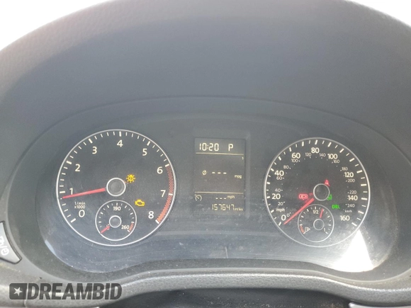 2013 Volkswagen Passat S with VIN 1VWAP7A34DC012297, listed as a Copart auction lot 60635515 with 157,647 mi miles and Salvage title. Bid and sale history available at DreamBid. Image 9.