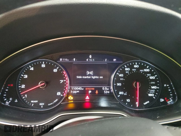 2017 Audi Q7 Premium Plus with VIN WA1LAAF73HD018687, listed as a Copart auction lot 45411145 with 110,040 mi miles and Clean title. Bid and sale history available at DreamBid. Image 9.