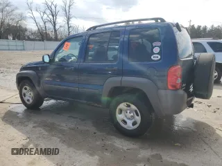 2004 Jeep Liberty Sport with VIN 1J4GL48K34W198928, listed as a Copart auction lot 54298735 with 121,641 mi miles and Non Repairable. Bid and sale history available at carsss.com. Image 2.