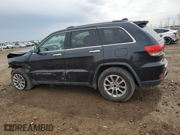 2014 Jeep Grand Cherokee Limited with VIN 1C4RJFBT3EC155985, listed as a Copart auction lot 54411025 with 110,826 mi miles and Salvage title. Bid and sale history available at DreamBid. Image 2.