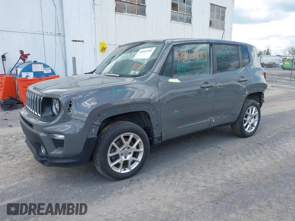2021 Jeep Renegade Latitude with VIN ZACNJDB14MPM34631, listed as a IAAI auction lot 42043589 with 44,955 mi miles and . Bid and sale history available at DreamBid. Image 18.