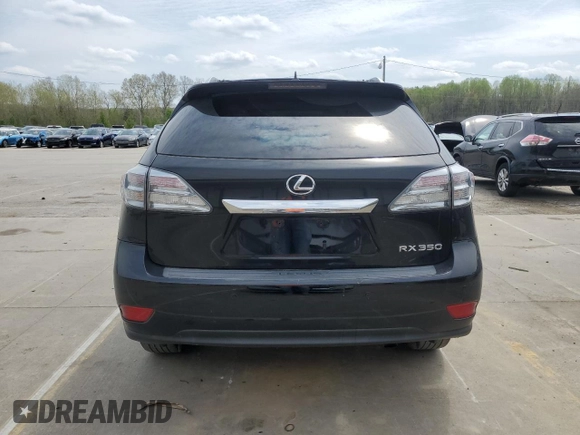 2011 Lexus RX 350 with VIN 2T2ZK1BA0BC042038, listed as a Copart auction lot 52533455 with 100,728 mi miles and Salvage Title. Bid and sale history available at DreamBid. Image 6.