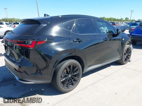 2022 Lexus NX with VIN JTJKGCEZ6N5000248, listed as a IAAI auction lot 41828318 with 23,100 mi miles. Bid and sale history available at carsss.com. Image 4.