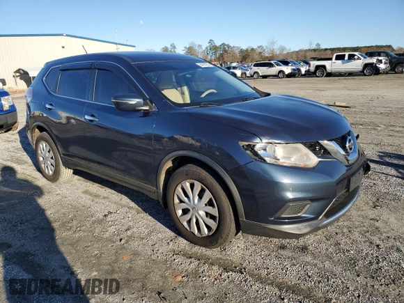 2015 Nissan Rogue SV with VIN KNMAT2MT5FP581765, listed as a Copart auction lot 84490954 with 112,949 mi miles and Salvage Title. Bid and sale history available at DreamBid. Image 4.