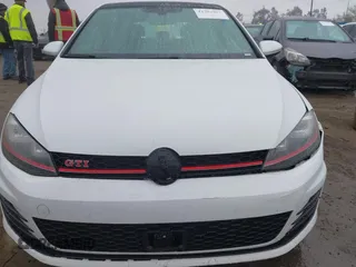 2017 Volkswagen Golf GTI S with VIN 3VW547AU6HM016813, listed as a IAAI auction lot 41783957 with 125,052 mi miles. Bid and sale history available at carsss.com. Image 12.