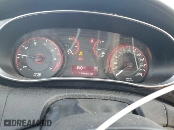 2013 Dodge Dart SXT with VIN 1C3CDFBA8DD336394, listed as a Copart auction lot 43835835 with 114,687 mi miles and Salvage Title. Bid and sale history available at carsss.com. Image 9.