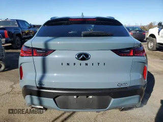 2023 Infiniti QX55 Essential with VIN 3PCAJ5KR2PF123868, listed as a Copart auction lot 49993035 with 10,009 mi miles and Salvage Title. Bid and sale history available at DreamBid. Image 6.