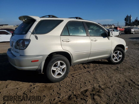 2002 Lexus RX 300 with VIN JTJGF10UX20120474, listed as a Copart auction lot 83095124 with 200,818 mi miles and Clean Title. Bid and sale history available at carsss.com. Image 3.