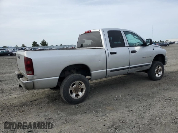 2005 Dodge 2500 SLT with VIN 3D7KS28C25G826385, listed as a Copart auction lot 51164195 with 306,388 mi miles and Salvage Title. Bid and sale history available at carsss.com. Image 3.