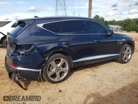 2021 Genesis GV80 with VIN KMUHBDSB9MU048157, listed as a Copart auction lot 73017554 with 68,807 mi miles and Salvage title. Bid and sale history available at DreamBid. Image 3.