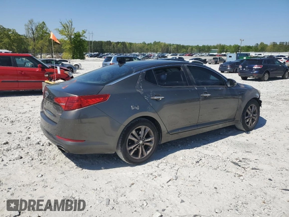 2012 Kia Optima EX with VIN 5XXGN4A72CG044068, listed as a Copart auction lot 53275635 with 153,192 mi miles and Salvage Title. Bid and sale history available at carsss.com. Image 3.