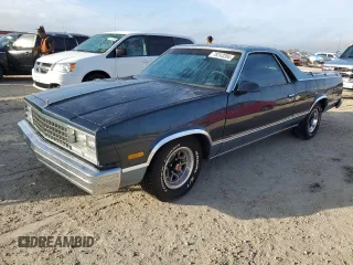 1987 Chevrolet El Camino z VIN 3GCCW80H0HS913572, wystawiony jako Copart lot #78243204 z przebiegiem 34 386 mil mil oraz Szkoda całkowita • Salvage title. Historia ofert i sprzedaży dostępna na DreamBid. Obrazek 1.
