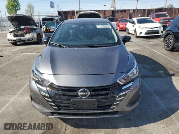 2024 Nissan Versa S with VIN 3N1CN8DV0RL910138, listed as a Copart auction lot 51853385 with 1,933 mi miles and Salvage Title. Bid and sale history available at DreamBid. Image 5.