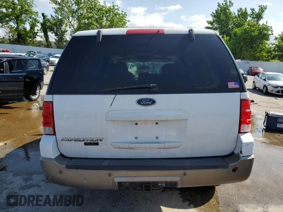2003 Ford Expedition Eddie Bauer with VIN 1FMFU18L63LC56841, listed as a Copart auction lot 57602345 with Not provided miles and Salvage title. Bid and sale history available at DreamBid. Image 6.