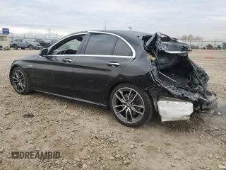 2020 Mercedes-Benz C 43 AMG with VIN 55SWF6EB6LU328288, listed as a Copart auction lot 85975124 with 58,815 mi miles and Salvage Title. Bid and sale history available at carsss.com. Image 2.