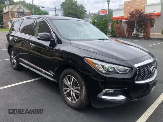 2019 Infiniti QX60 Pure z VIN 5N1DL0MM6KC565937, wystawiony jako Copart lot #63652215 z przebiegiem 198 392 mil mil oraz Czysty tytuł • Clean title. Historia ofert i sprzedaży dostępna na DreamBid. Obrazek 4.