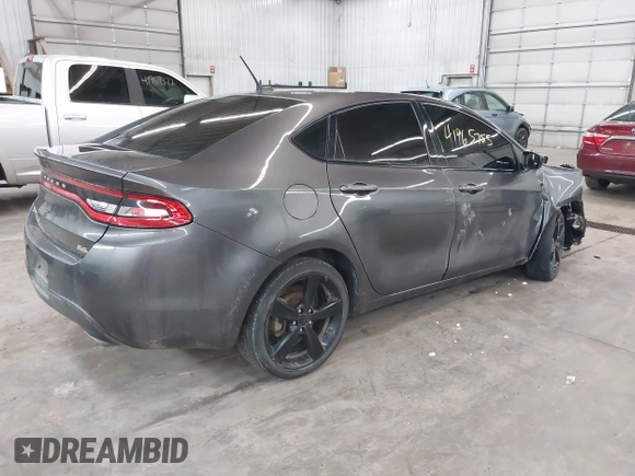 2014 Dodge Dart SXT with VIN 1C3CDFBB4ED775599, listed as a IAAI auction lot 41965755 with 132,604 mi miles and . Bid and sale history available at carsss.com. Image 4.