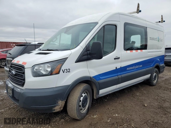 2016 Ford Transit XL with VIN 1FBAX2CM1GKB24727, listed as a Copart auction lot 84914324 with 189,970 mi miles and Salvage Title. Bid and sale history available at DreamBid. Image 1.