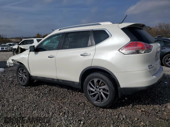 2016 Nissan Rogue SL with VIN 5N1AT2MT6GC832135, listed as a Copart auction lot 81309684 with 0 mi miles and Salvage Title. Bid and sale history available at carsss.com. Image 2.