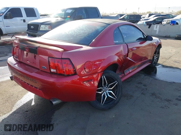 2000 Ford Mustang GT with VIN 1FAFP42X0YF255141, listed as a IAAI auction lot 41558369 with 170,503 mi miles. Bid and sale history available at carsss.com. Image 4.