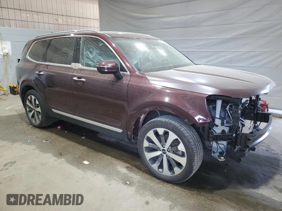 2020 Kia Telluride S with VIN 5XYP6DHC4LG085328, listed as a Copart auction lot 54719085 with 37,464 mi miles and Salvage title. Bid and sale history available at DreamBid. Image 4.