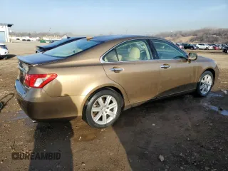 2007 Lexus ES 350 with VIN JTHBJ46G572073489, listed as a Copart auction lot 49692615 with 109,274 mi miles and Salvage Title. Bid and sale history available at carsss.com. Image 3.