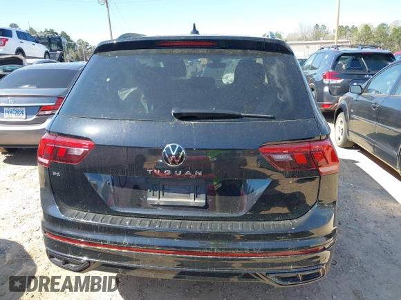 2023 Volkswagen Tiguan SE R-Line Black с VIN 3VVCB7AX3PM114417, выставлен на аукционе IAAI как лот 41864139 с пробегом 32 096 миль миль и . История ставок и продаж доступна на DreamBid. Изображение 16.