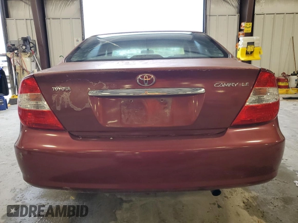 2004 Toyota Camry LE with VIN 4T1BE32K34U302354, listed as a Copart auction lot 50139965 with 201,000 mi miles and Salvage Title. Bid and sale history available at carsss.com. Image 6.