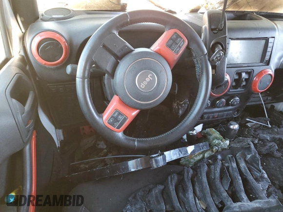 2016 Jeep Wrangler Unlimited Rubicon Hard Rock with VIN 1C4BJWFG2GL243895, listed as a Copart auction lot 84698754 with 0 mi miles and Non Repairable. Bid and sale history available at carsss.com. Image 9.