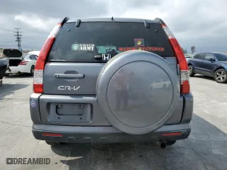 2006 Honda CR-V EX SE with VIN JHLRD789X6C051121, listed as a Copart auction lot 53574175 with 283,274 mi miles and Salvage Title. Bid and sale history available at carsss.com. Image 6.