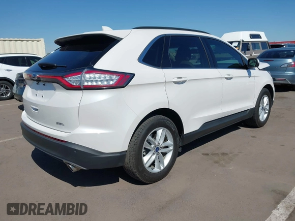 2018 Ford Edge SEL with VIN 2FMPK3J85JBC60873, listed as a IAAI auction lot 42044334 with 22,805 mi miles. Bid and sale history available at carsss.com. Image 4.