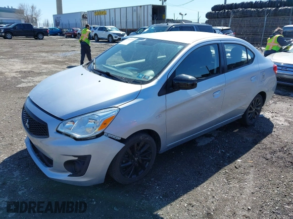 2020 Mitsubishi Mirage SE with VIN ML32F4FJ6LHF01842, listed as a IAAI auction lot 41869199 with 40,197 mi miles and . Bid and sale history available at DreamBid. Image 17.
