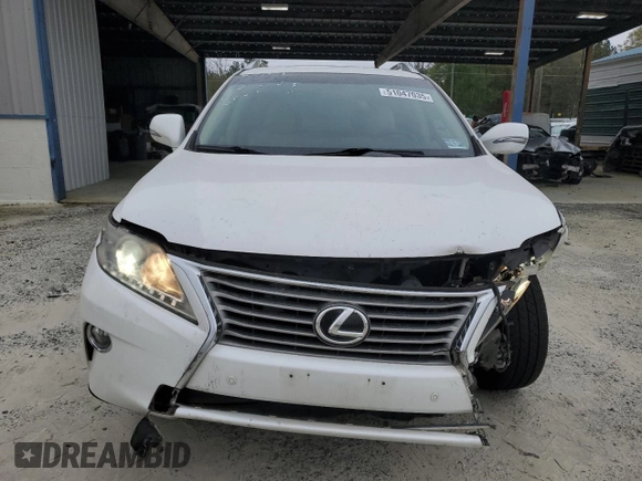 2014 Lexus RX 350 with VIN 2T2BK1BA8EC231803, listed as a Copart auction lot 51047035 with 123,722 mi miles and Salvage Title. Bid and sale history available at DreamBid. Image 5.
