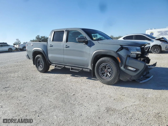 2025 Nissan Frontier SV with VIN 1N6ED1EJ9SN605106, listed as a Copart auction lot 48029825 with 244 mi miles and Salvage Title. Bid and sale history available at carsss.com. Image 4.