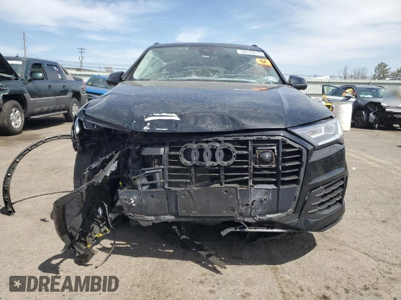 2022 Audi Q7 Prestige with VIN WA1VXBF70ND013584, listed as a Copart auction lot 54179315 with Not provided miles and Salvage title. Bid and sale history available at DreamBid. Image 5.