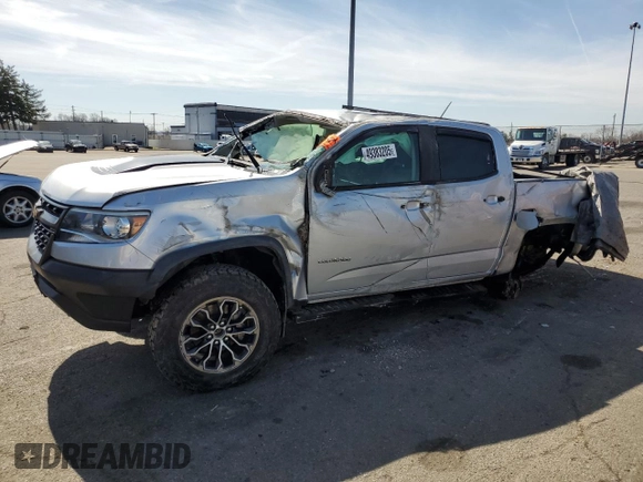 2018 Chevrolet Colorado 4WD ZR2 with VIN 1GCGTEEN5J1277326, listed as a Copart auction lot 49383205 with 0 mi miles and Salvage Title. Bid and sale history available at carsss.com. Image 1.