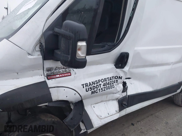 2019 Ram ProMaster Cargo with VIN 3C6TRVCG1KE526566, listed as a IAAI auction lot 41462260 with 192,275 mi miles and . Bid and sale history available at DreamBid. Image 18.