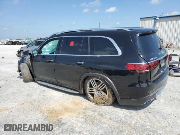2020 Mercedes-Benz GLS 450 with VIN 4JGFF5KE1LA219686, listed as a Copart auction lot 53004984 with 79,600 mi miles and Salvage Title. Bid and sale history available at DreamBid. Image 2.