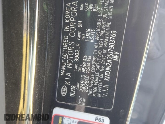 2018 Kia Soul with VIN KNDJN2A25J7903769, listed as a Copart auction lot 88416915 with 0 mi miles and Salvage Title. Bid and sale history available at carsss.com. Image 13.