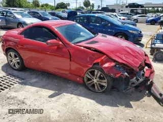 2011 Mercedes-Benz SLK-Class SLK 300 with VIN WDBWK5EA6BF241207, listed as a Copart auction lot 69335134 with 60,535 mi miles and Non Repairable. Bid and sale history available at carsss.com. Image 4.