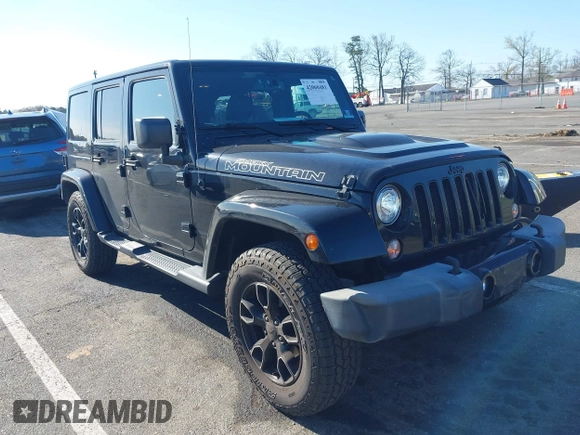 2017 Jeep Wrangler Unlimited Sahara with VIN 1C4BJWEG6HL625415, listed as a IAAI auction lot 42060481 with 56,107 mi miles and . Bid and sale history available at DreamBid. Image 1.