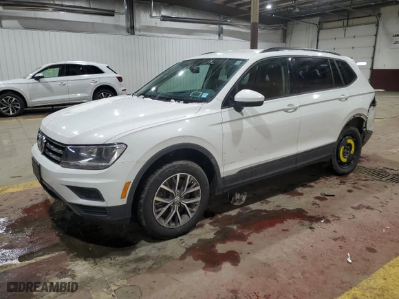 2021 Volkswagen Tiguan S with VIN 3VV0B7AX0MM027976, listed as a Copart auction lot 45965465 with 116,047 mi miles and Salvage Title. Bid and sale history available at carsss.com. Image 1.