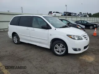 2004 Mazda MPV LX with VIN JM3LW28A040512021, listed as a Copart auction lot 78724224 with 100,109 mi miles and Salvage Title. Bid and sale history available at carsss.com. Image 4.