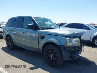 2007 Land Rover Range Rover Sport HSE with VIN SALSK25487A994145, listed as a IAAI auction lot 41987911 with 217,595 mi miles and . Bid and sale history available at DreamBid. Image 1.