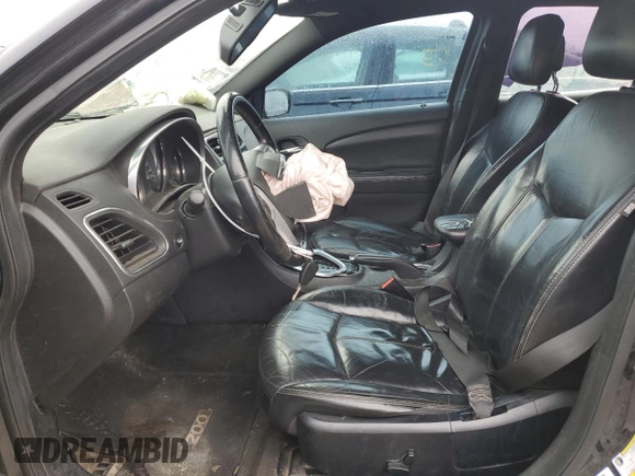 2012 Chrysler 200 Limited with VIN 1C3CCBCB5CN283584, listed as a Copart auction lot 88897105 with 76,671 mi miles and Salvage Title. Bid and sale history available at carsss.com. Image 7.
